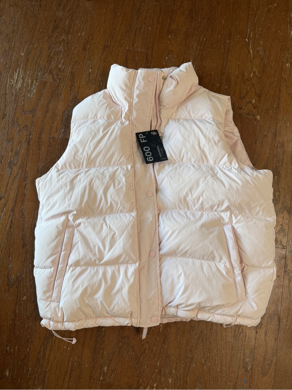 NWT Lands End down puffer vest Large